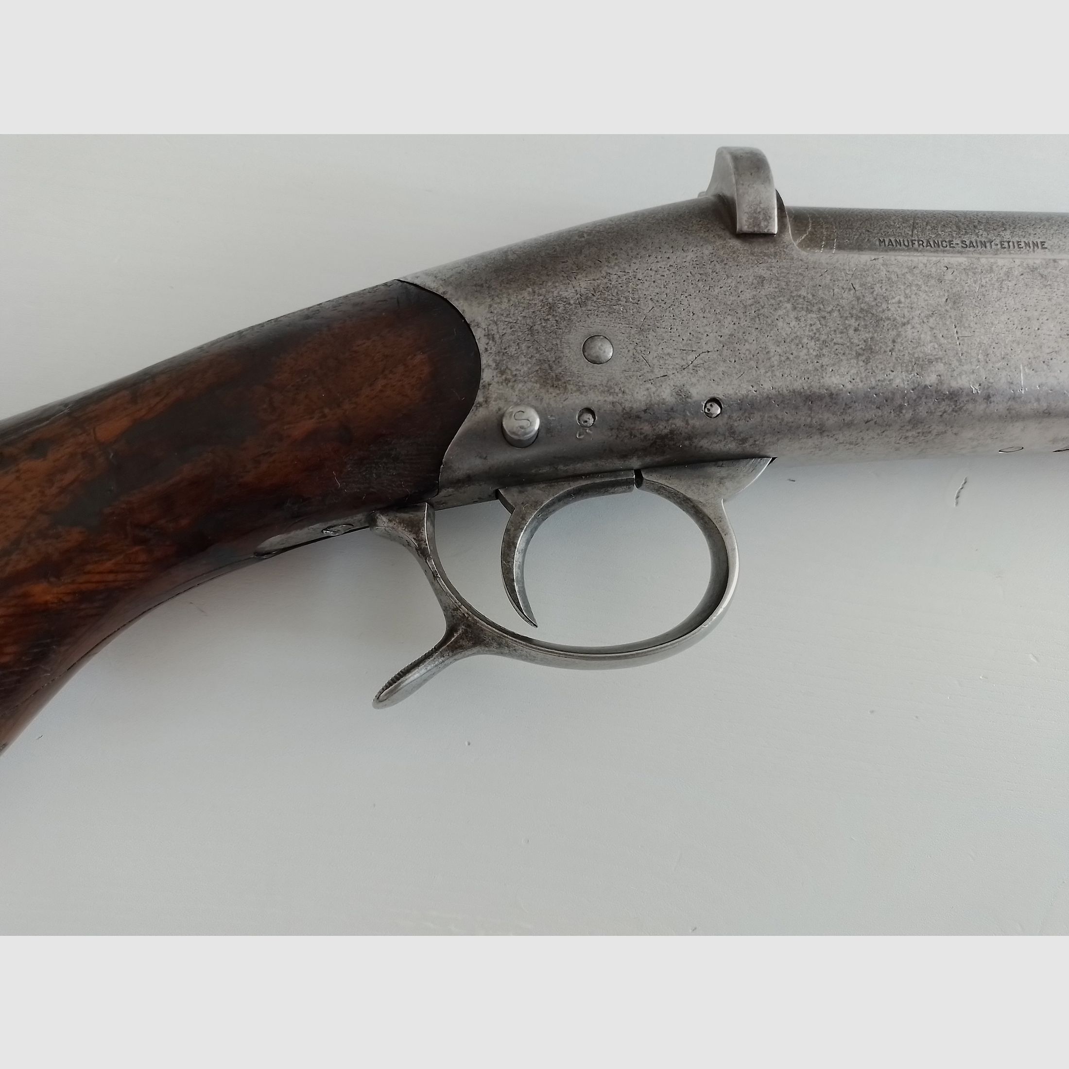 Schöne Kipplaufbüchse Dekowaffe
