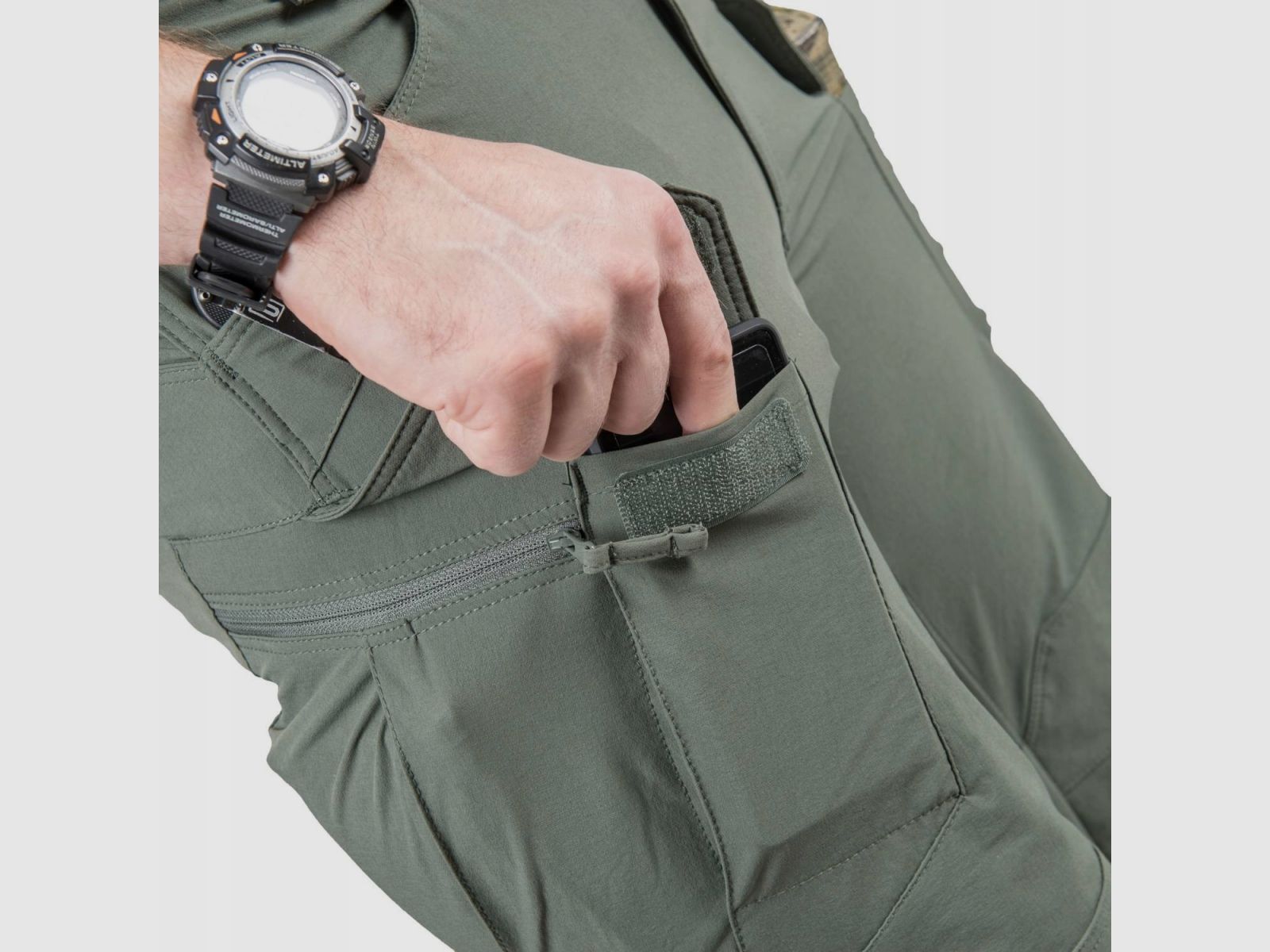 Helikon OTP tactische broek KHAKI maat L/Regular, afbeelding 2 van 5