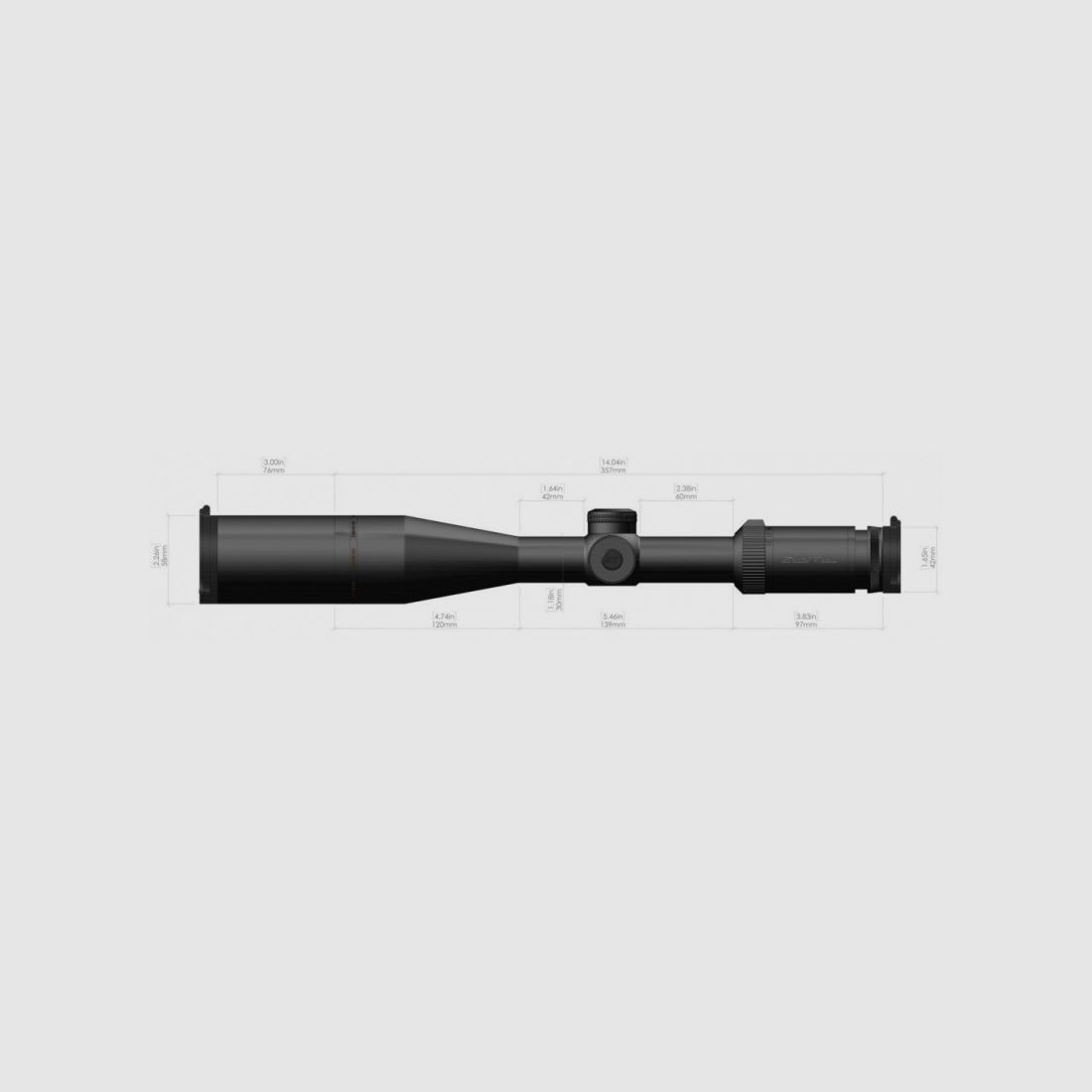 Zielfernrohr ZEROTECH Thrive HD 2.5-15x50 PHR II, Bild 8 von 8