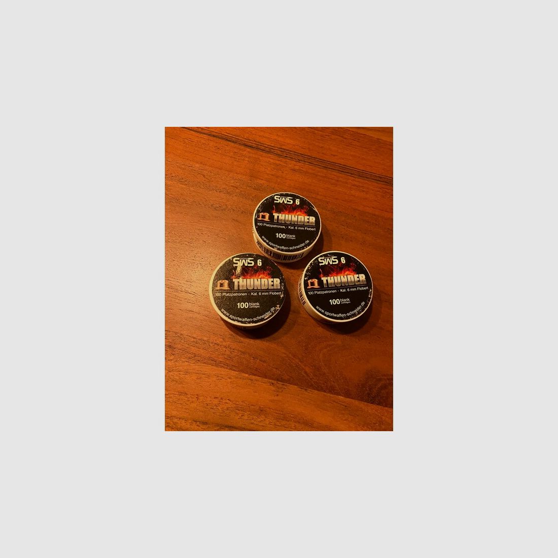 3 Dosen 6mm Platzpatronen