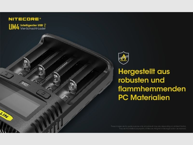Nitecore UM4 USB-Ladegerät, Bild 10 von 11
