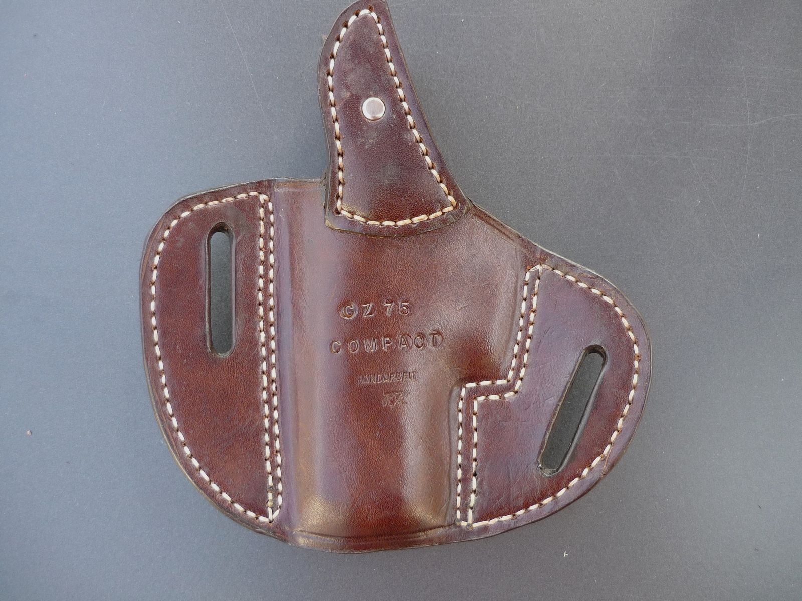 HKDesign Holster Art. Nr. 015 , Security Pancake Holster für CZ75 Compact - Rechtshänder 