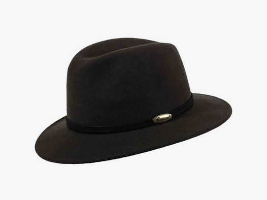 Risa Hutwekstatt Casual crushable chapeau en feutre vert chiné 61