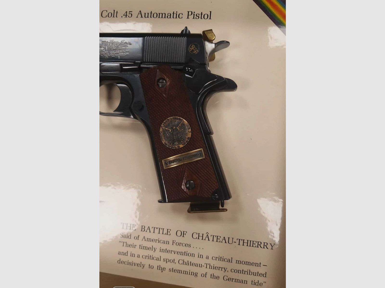 COLT 1911 A1 THE BATTLE OF CHATEAU-THIERRY 45 ACP, immagine 2 di 5