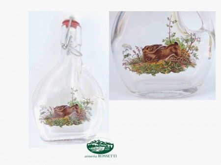 MILSPEC Glasflasche mit Hase