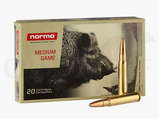 8x57IS 196 gr / 12,7 g Norma Vulkan Cartouches 20 pièces