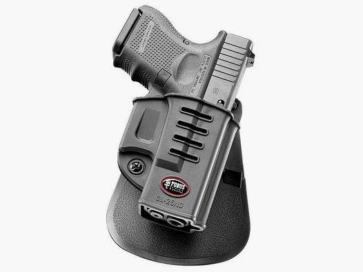 Fobus paddle holster for Glock 26 with rotation adjustment