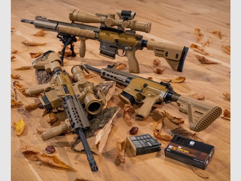 HK MR 308 A3 - SPECIAL EDITION - 16,5" - RAL 8000 - HK G28 Z PATROUILLE ONTWERP & TECHNIEK -