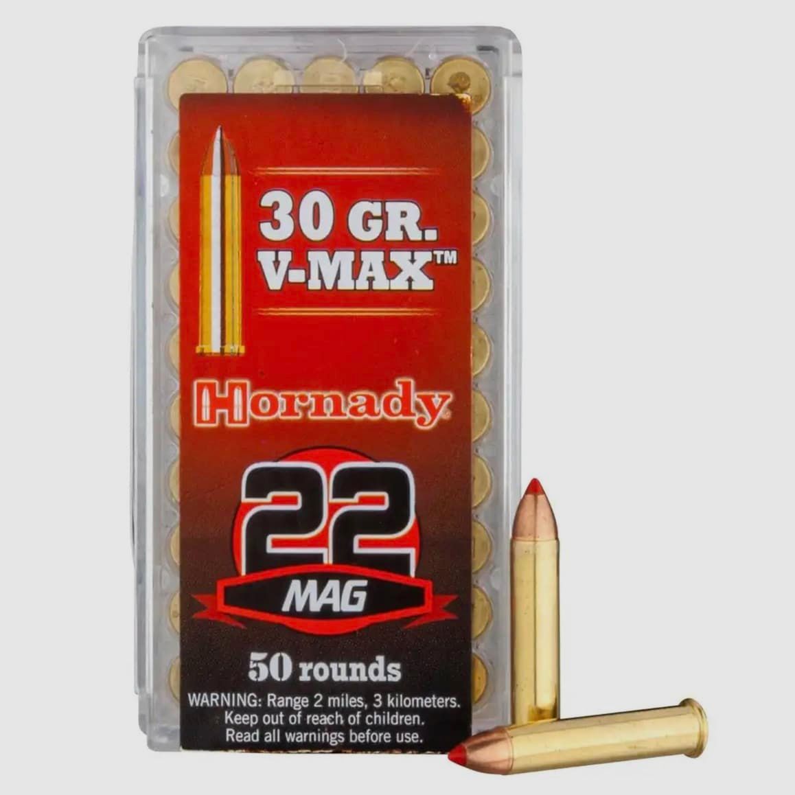 .22 WMR Hornady V-Max 30 grs., Bild 1 von 3