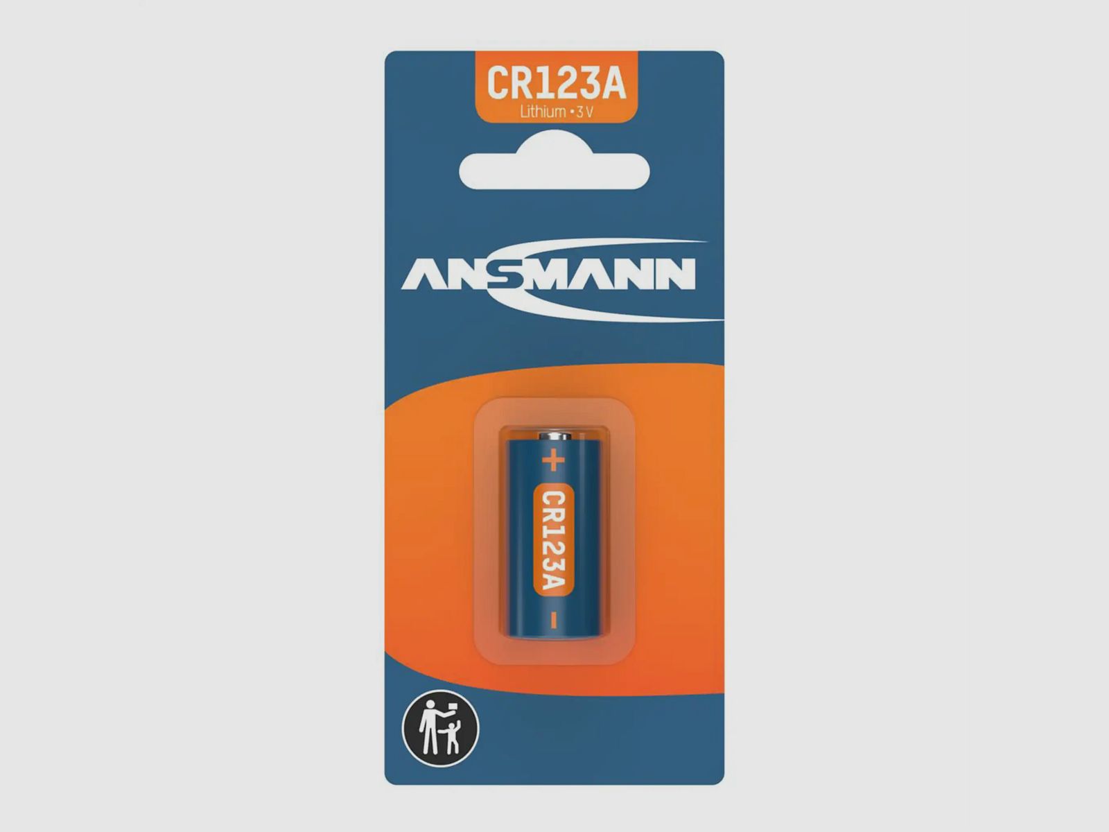 Batteria Litio Ansmann CR123A