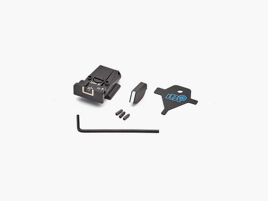 LPA SPR85RU18 Adjustable Sight Set for Ruger P85, P89