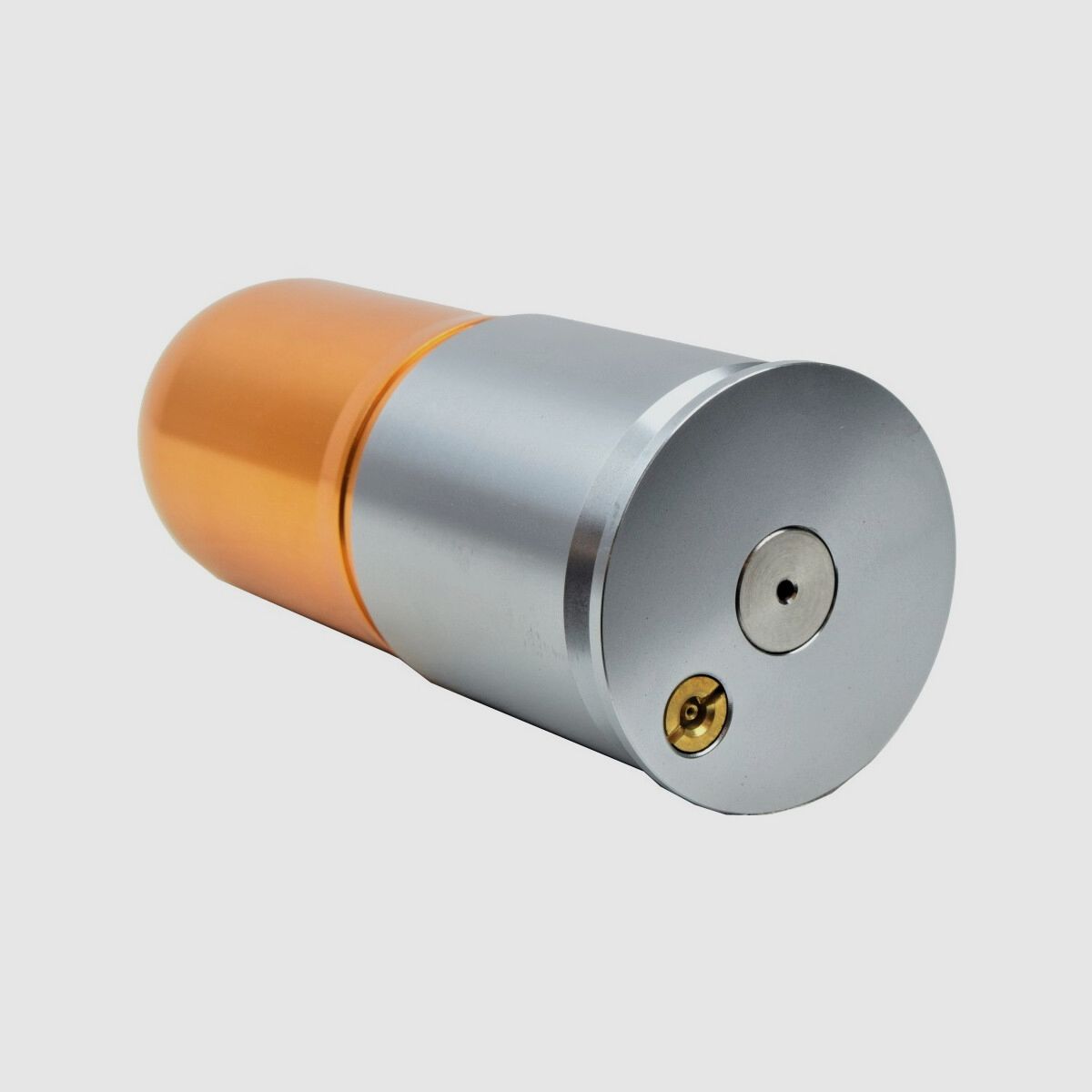 40mm BB-Shower Long Airsoft Granate Silver/copper - 80 rds 6mm, Bild 3 von 3