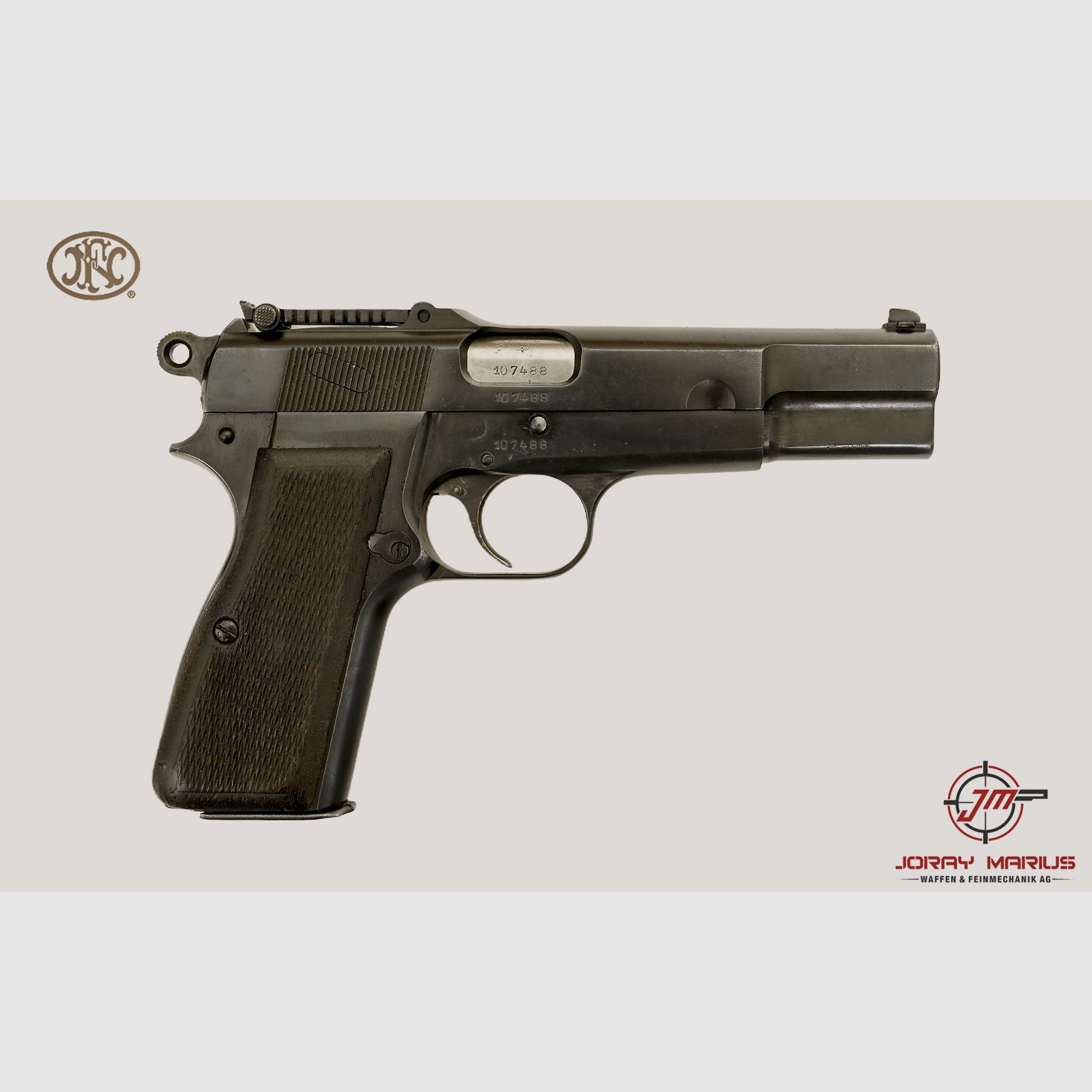 FN Browning HP35 M1935 9mm Para, afbeelding 1 van 2
