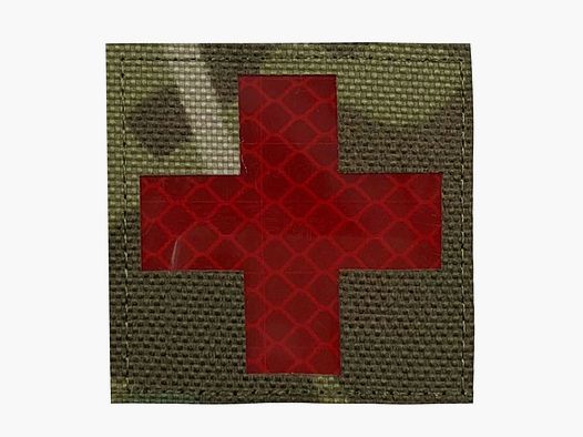 ASMC ASMC Patch Cross Medic reflektierend