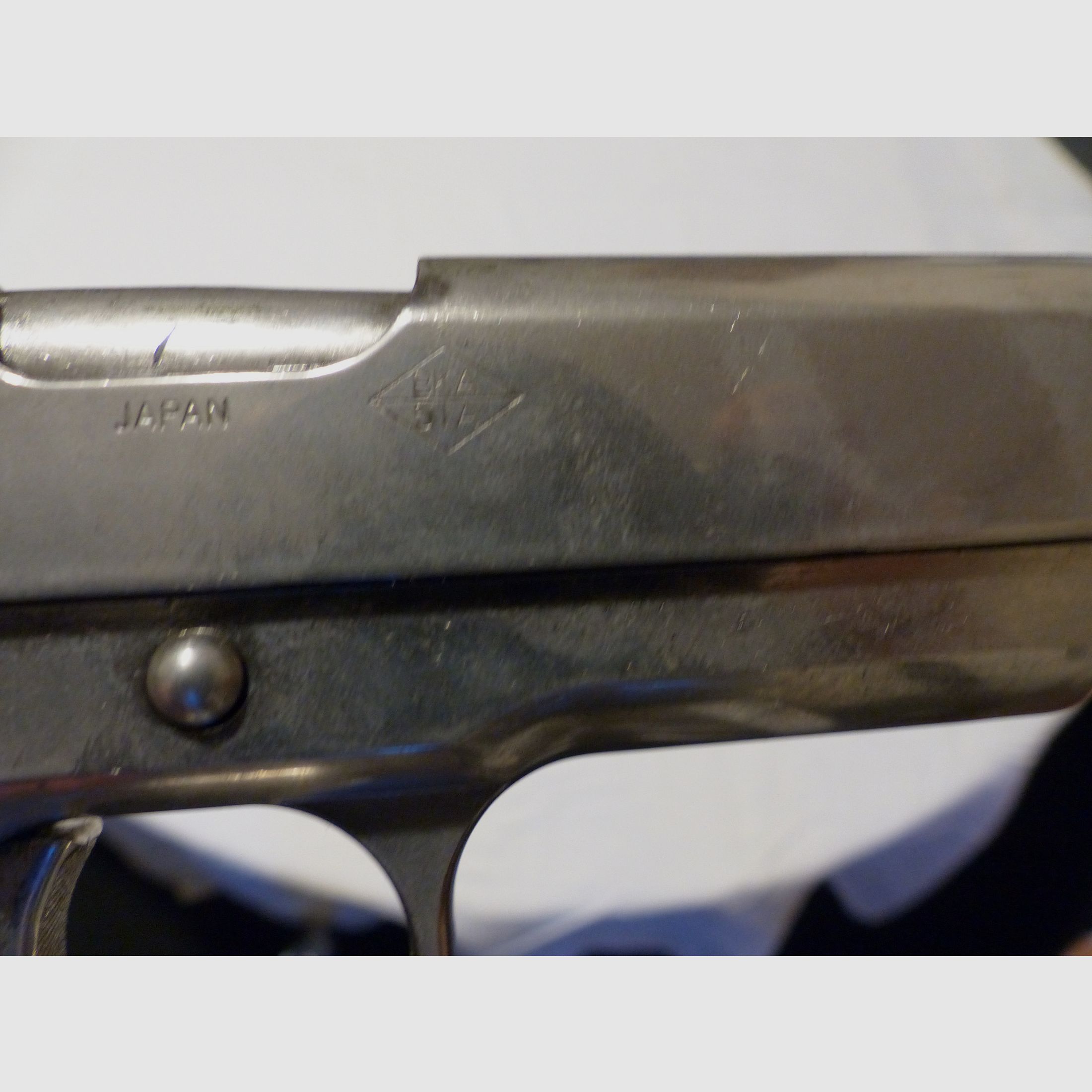Colt Government Pistole M-1911A1-67 Cal. .45 ACP RMI Japan Vollmetall Deko 70er
