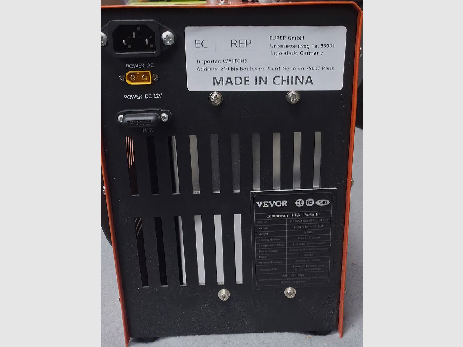 GAMO ARROW 5.5mm PCP Hawke 14141 Compressor Complete Set