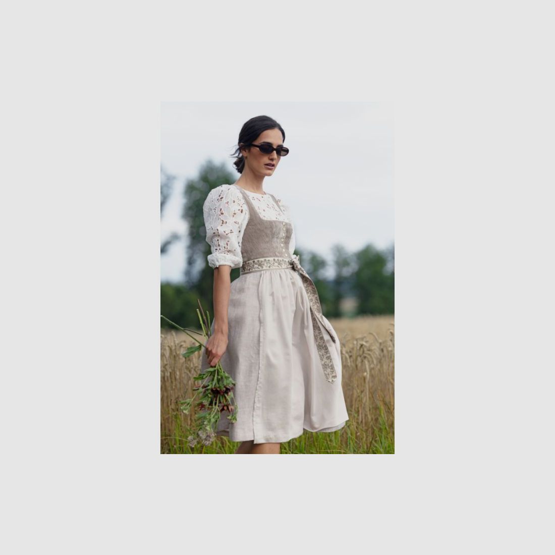 Marjo D-Dirndl Bluzka Vaterstetten 1/2 Rękaw, zdjęcie 7 z 10