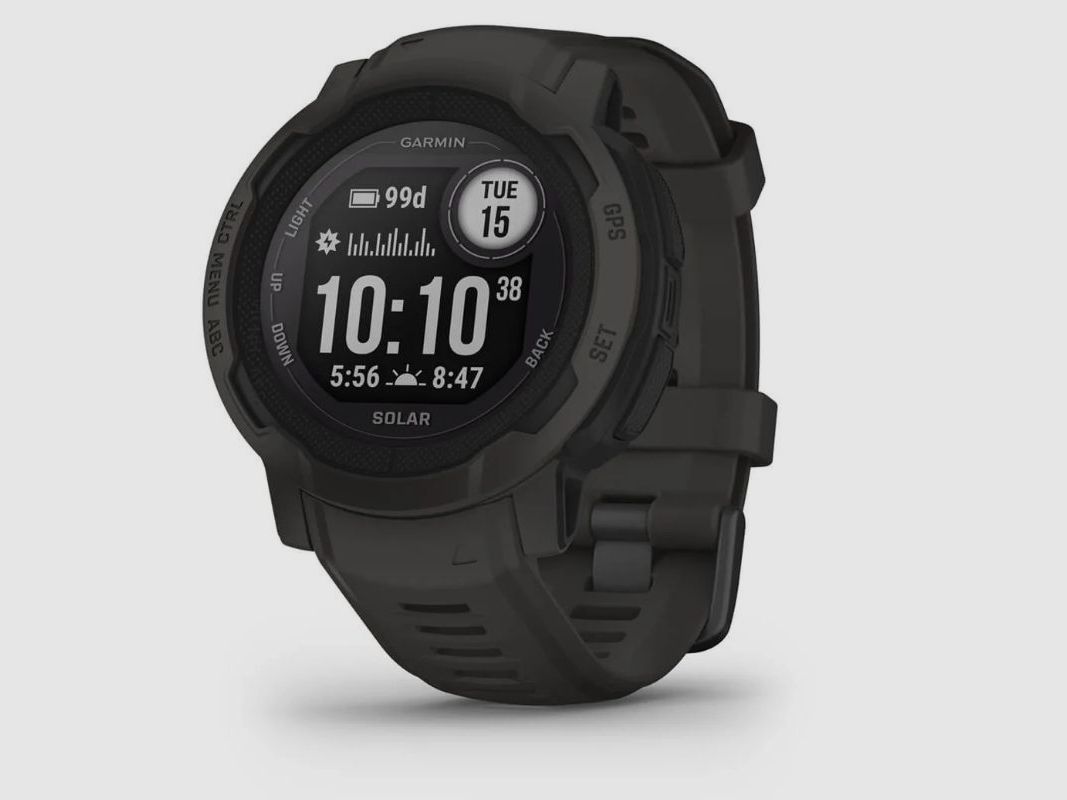 Garmin Smartwatch Instinct 2 Solar black, image 2 of 10