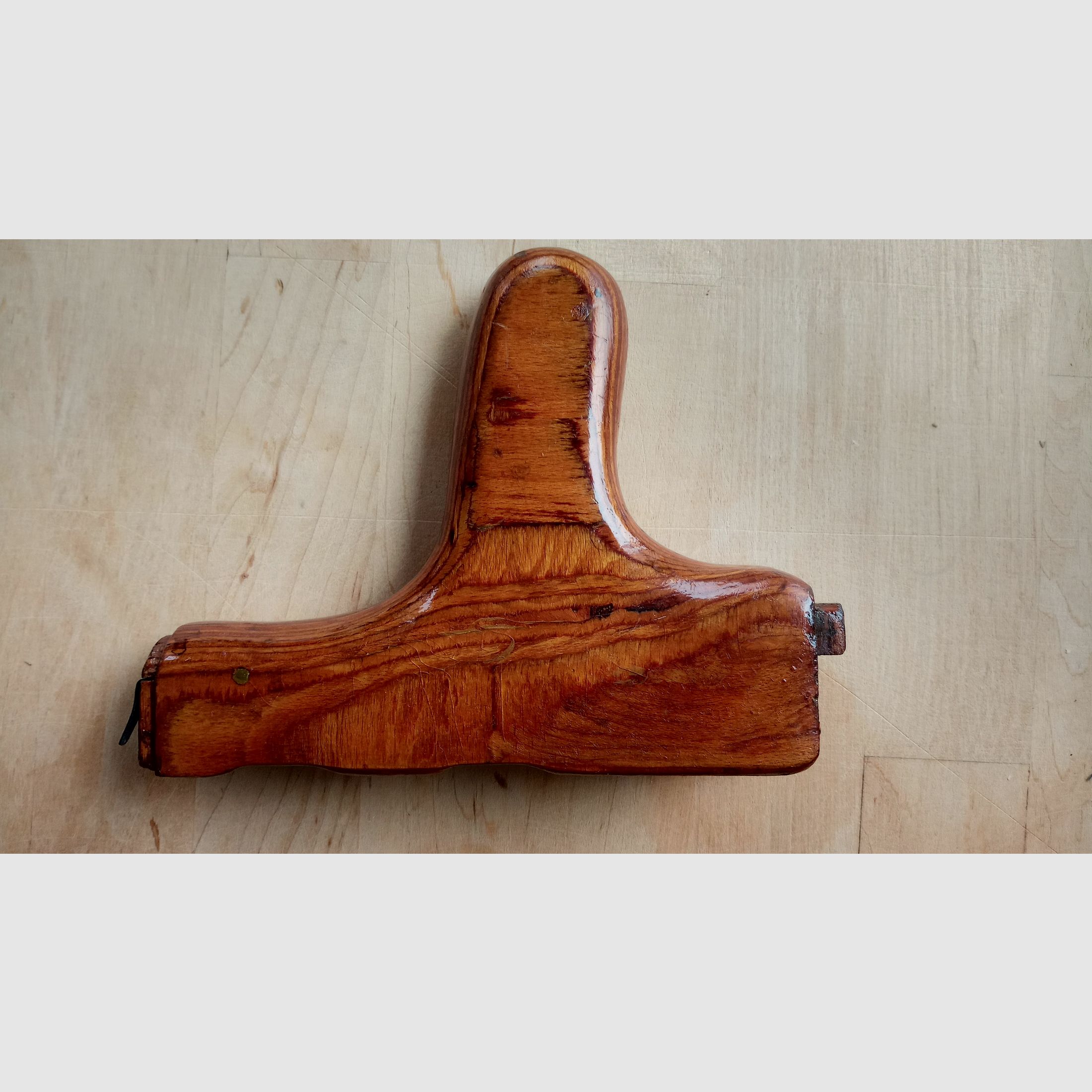 #1 Romanian AKMS lower handguard s.g. donkey-dick (Uluc) for underfolding stock laminated wood Romy Dong PM md.65
