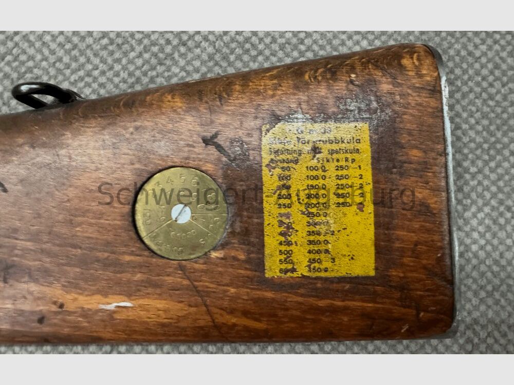 Schweden Karabiner Husqvarna Fertigung Aktiebolag 1942 6,5x55Schwed