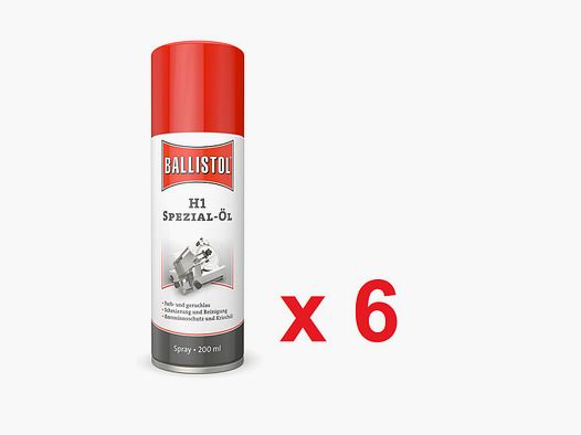 Aceite Ballistol H1 – Spray 200 ml en caja de 6 uds.