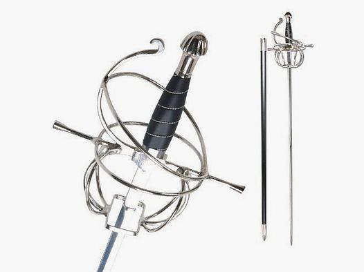 Renaissance Rapier mit geschwungenem Parier