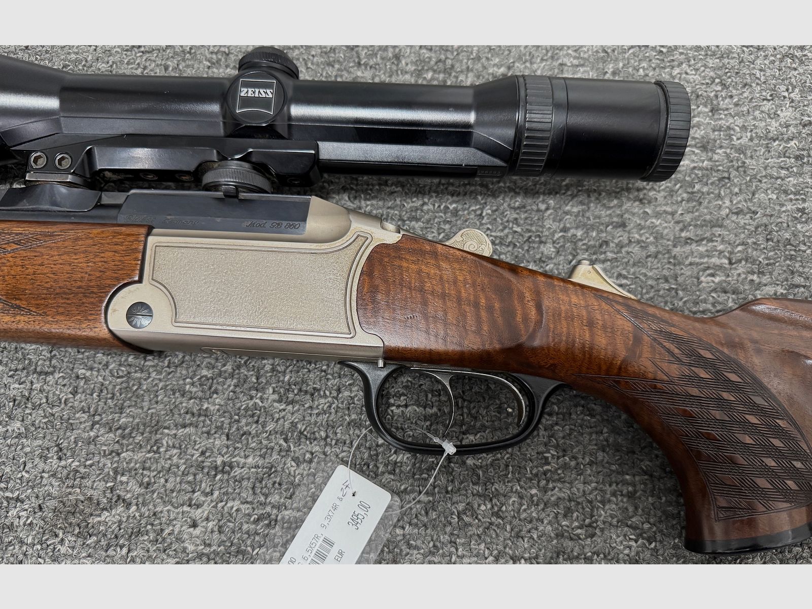 Blaser mountain rifle GB860 6.5x57R & 9.3x74R & Zeiss 3-12x56