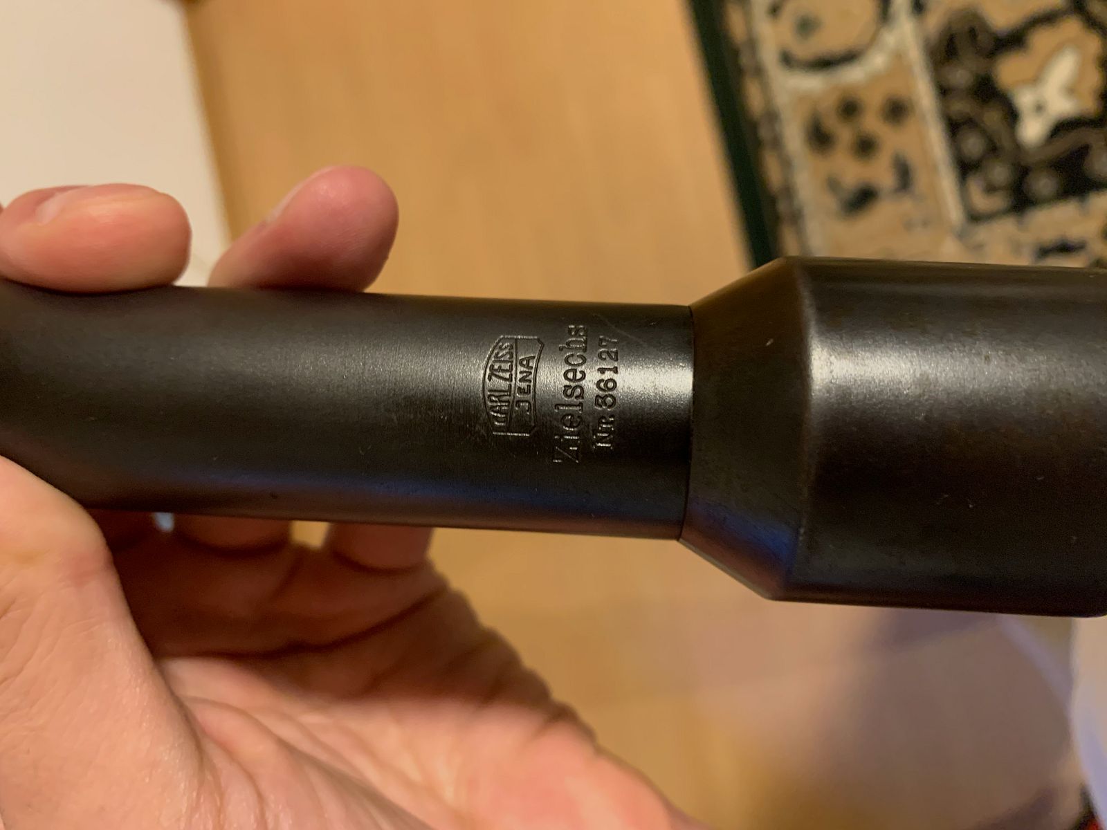 Karl Zeiss Jena Zielsechs telescopio 100% WW2