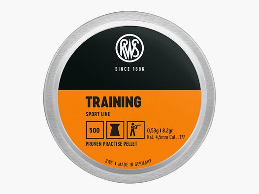RWS TRAINING 4,5mm 0,53 g par 25.000x