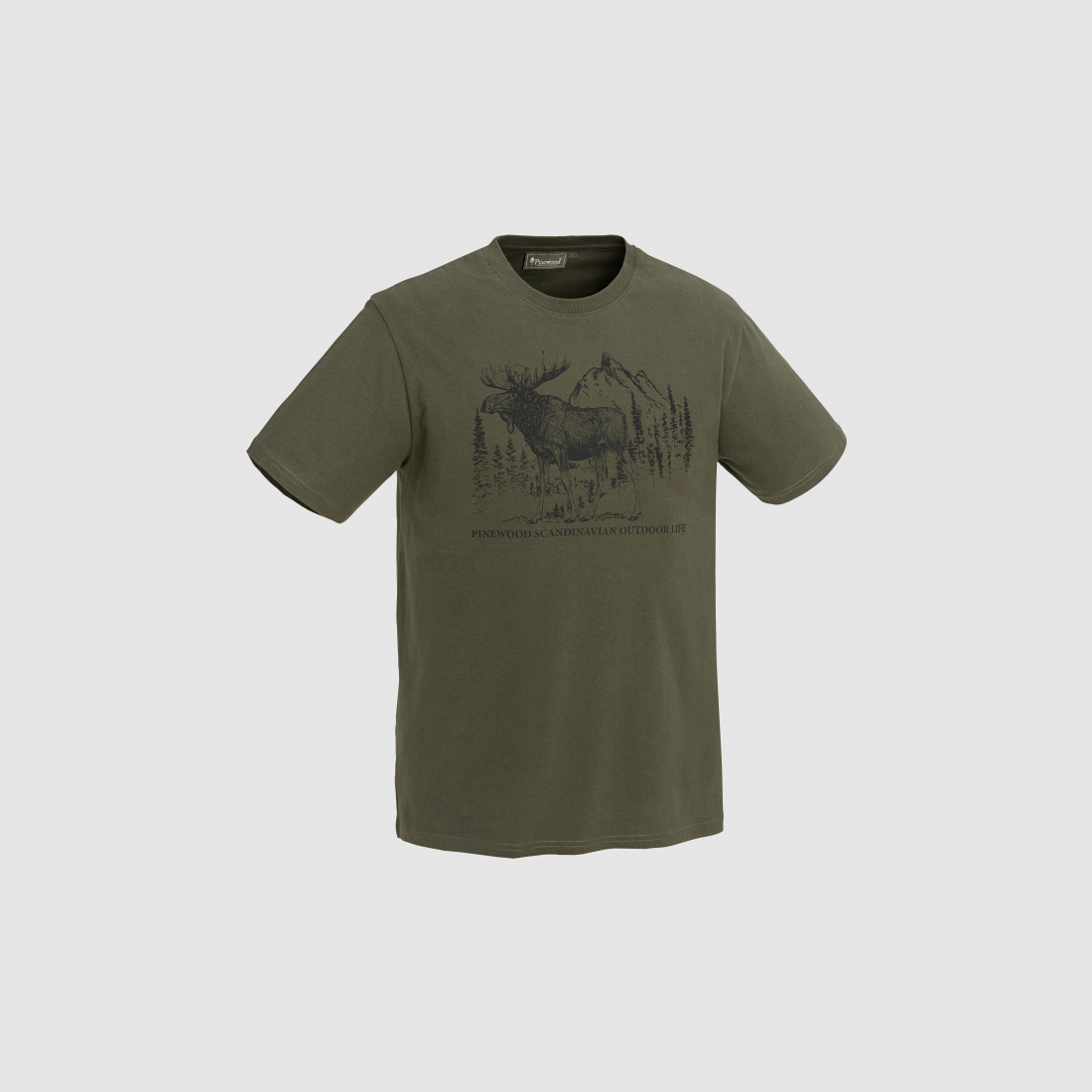 Pinewood       Pinewood   Herren T-Shirt Moose (grün)