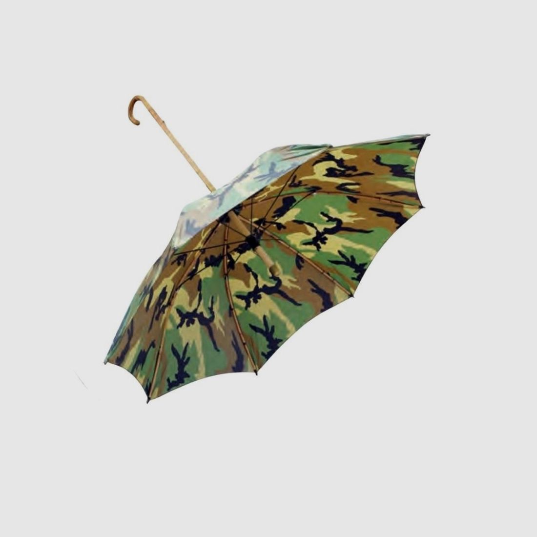 Grand parapluie de chasse camouflé avec vis 73040