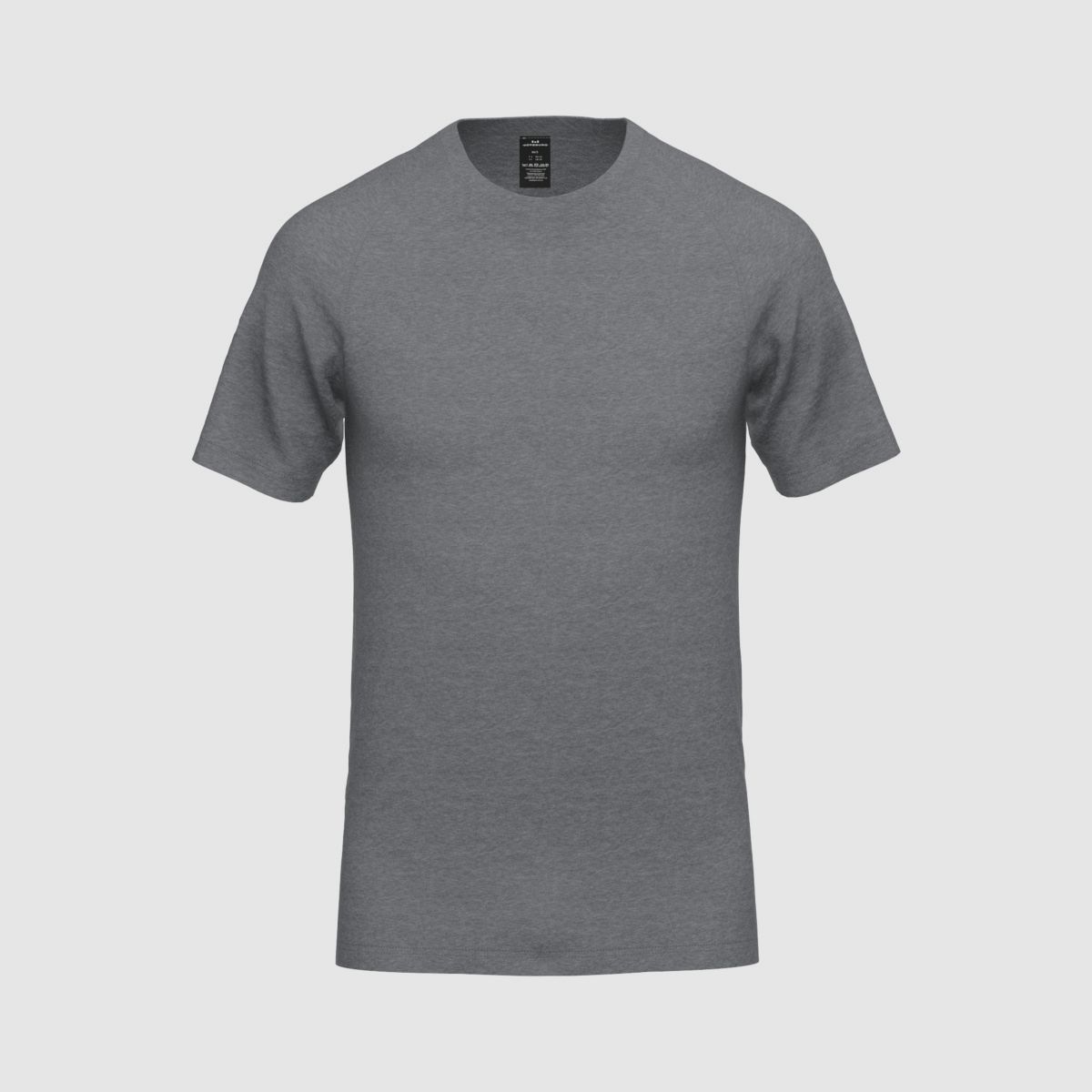 CECEBA Thermo Sport 1/2 Mouw Shirt Donker Grijs Melange