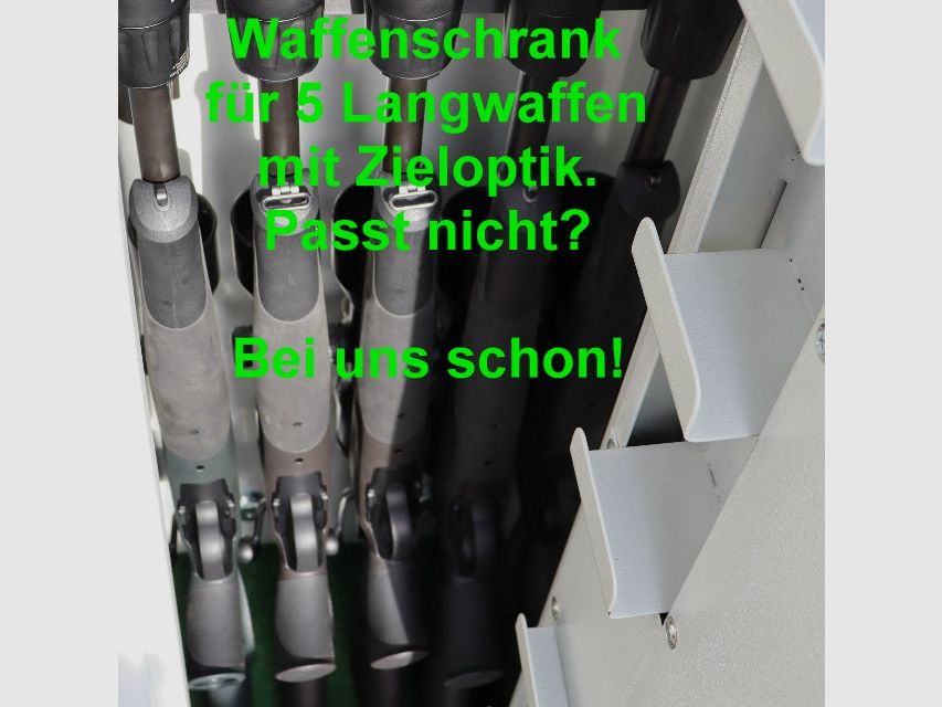 Waffenschrank Shooter KOLAN (1700x390x330) 5 LW