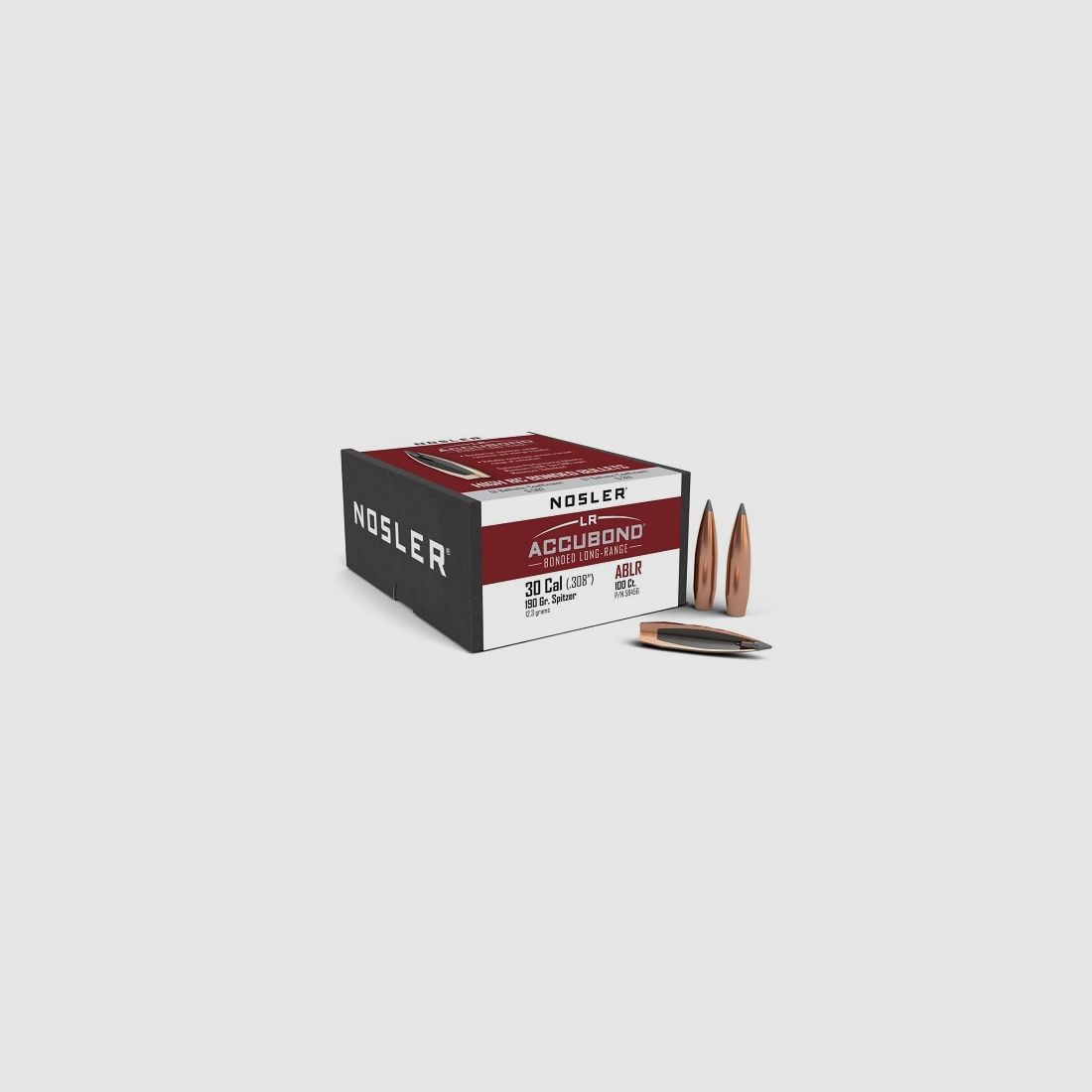 Nosler Hunting Caliber .30 Accubond / 168 Grain #58455