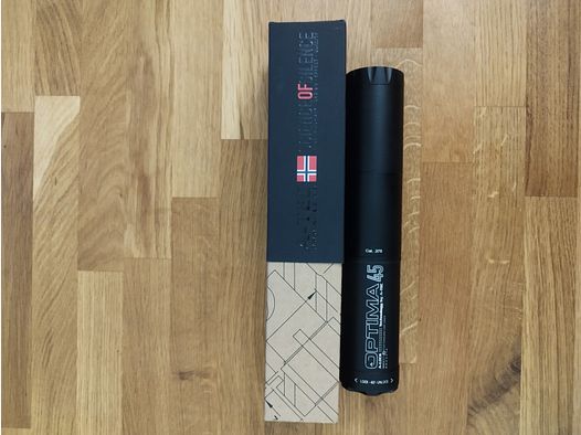 Schalldämpfer Kaliber 9,3mm, A-Tec Optima 45 OB mit A-lock inklusive Gewindeadapter M14x1 oder andere