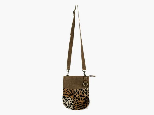 Lovergreen Taschen und Trvorleger und Abtreter Motiv Handtasche aus Leopardenleder