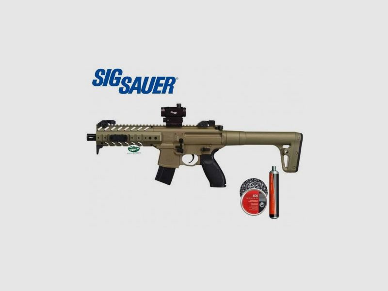SIG SAUER MPX RED DOT CO2 CAL.4.5 DESERT