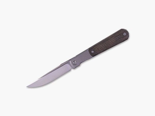 Real Steel RB-7 Titanium Natural Micarta Taschenmesser