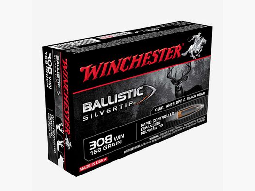 Büchsenpatronen Winchester 308 Win. Ballistic-Silvertip