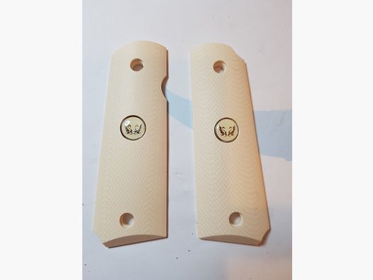 Cold 1911 Griffschalen, mit hochwertigen Alu - Schrauben, perfekte Montage !!!