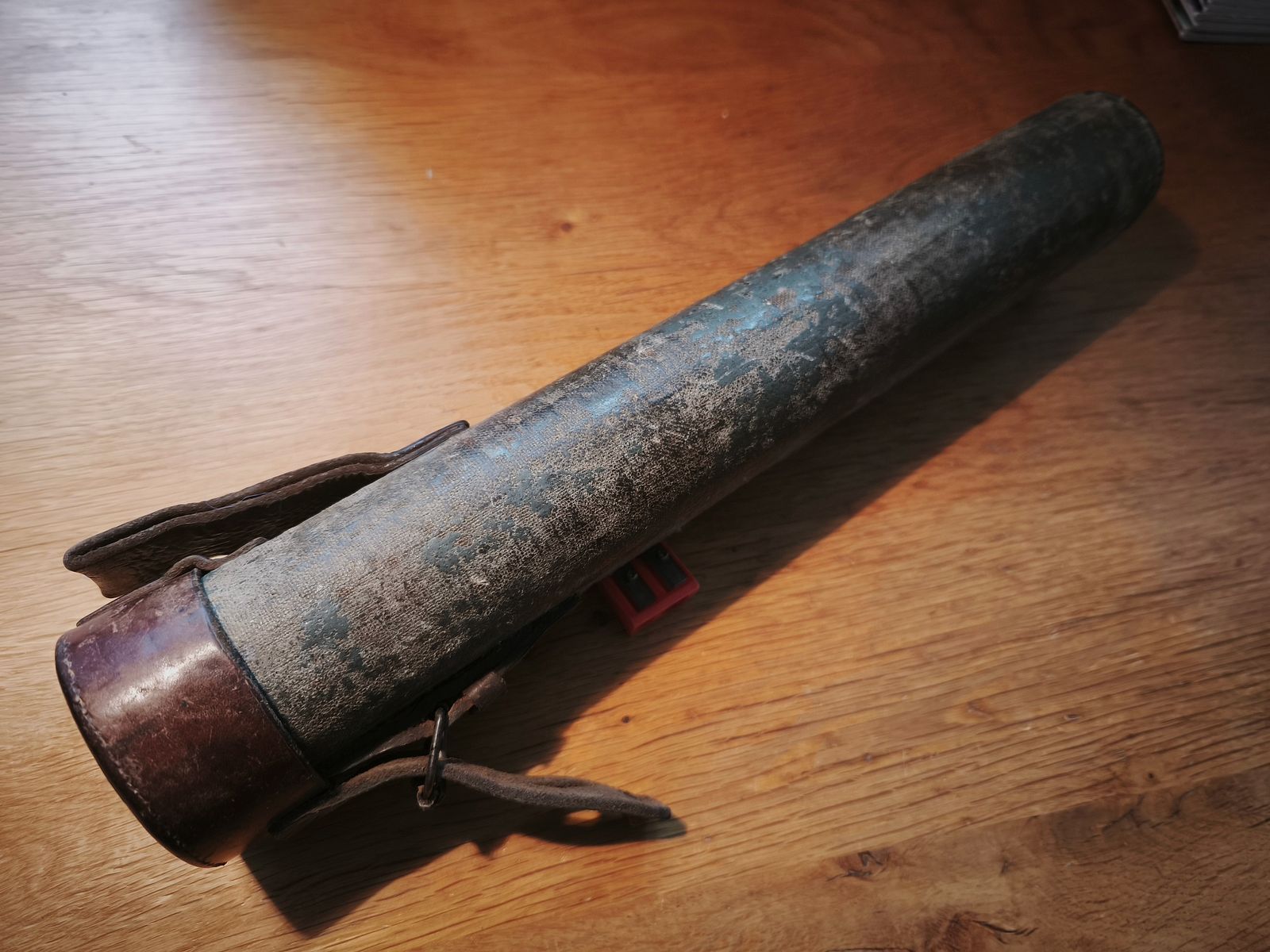 Goerz Berlin scope sniper scope case container scope ZF scope 1WK 2WK WW2 WK2 WK1Wehrmacht, imagen 4 de 7