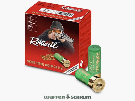 Rottweil 12/70 Skeet Streu Gold 24 HV  2,0mm - 24g