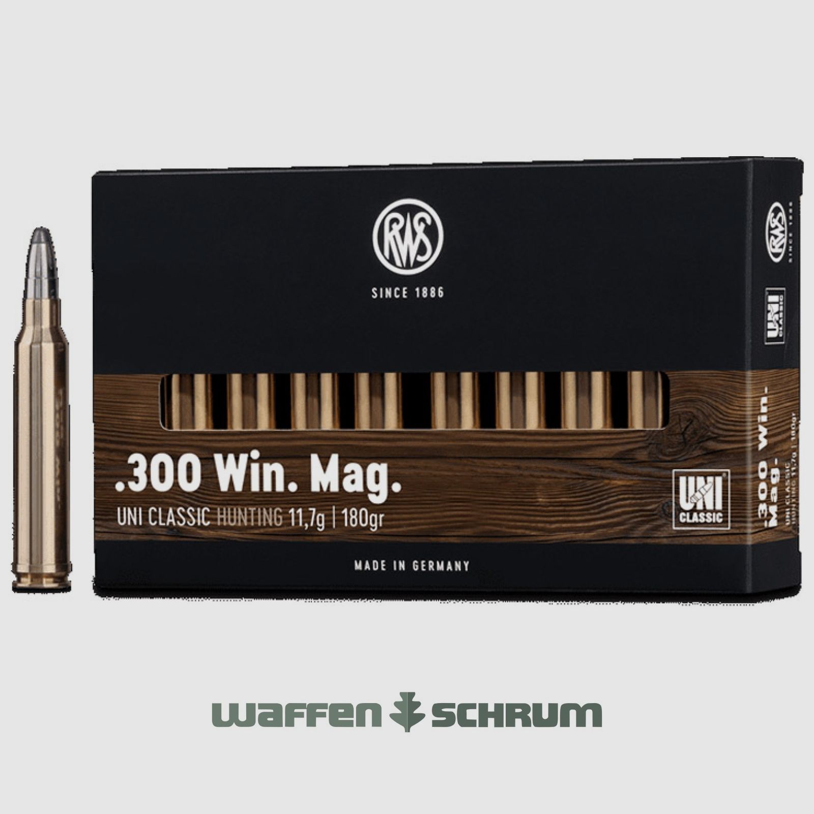 RWS UNI Classic 11,7g - 180gr .300WinMag