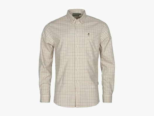 Pinewood Langarmhemd Nydala Grouse offwhite grün