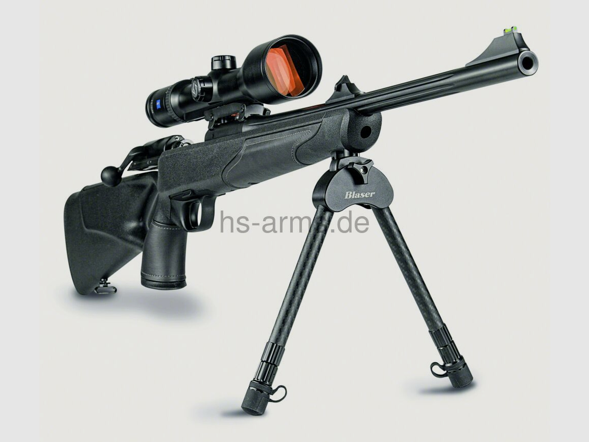 Blaser BiPod Carbon mit Vorderschaftabschluss für R8 Ultimate / Succes (Ø 19 / 22 mm)