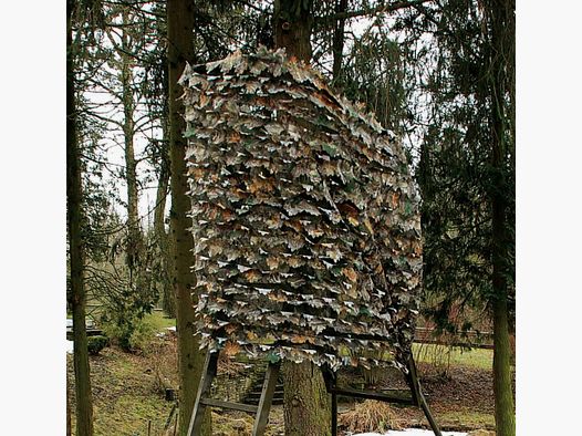 Onbekend camouflage net 1,5 x 3m/100% polyester camouflagehoes