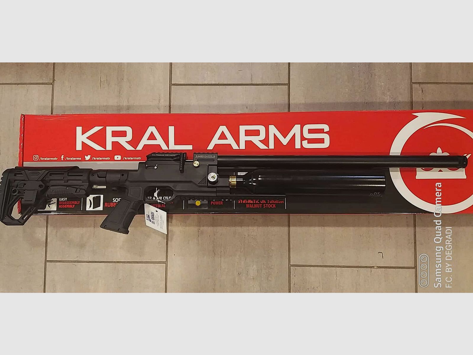 Kral Carabina Jumbo Dazzle PCP in caliber 6.35mm FREE SALE, image 2 of 4
