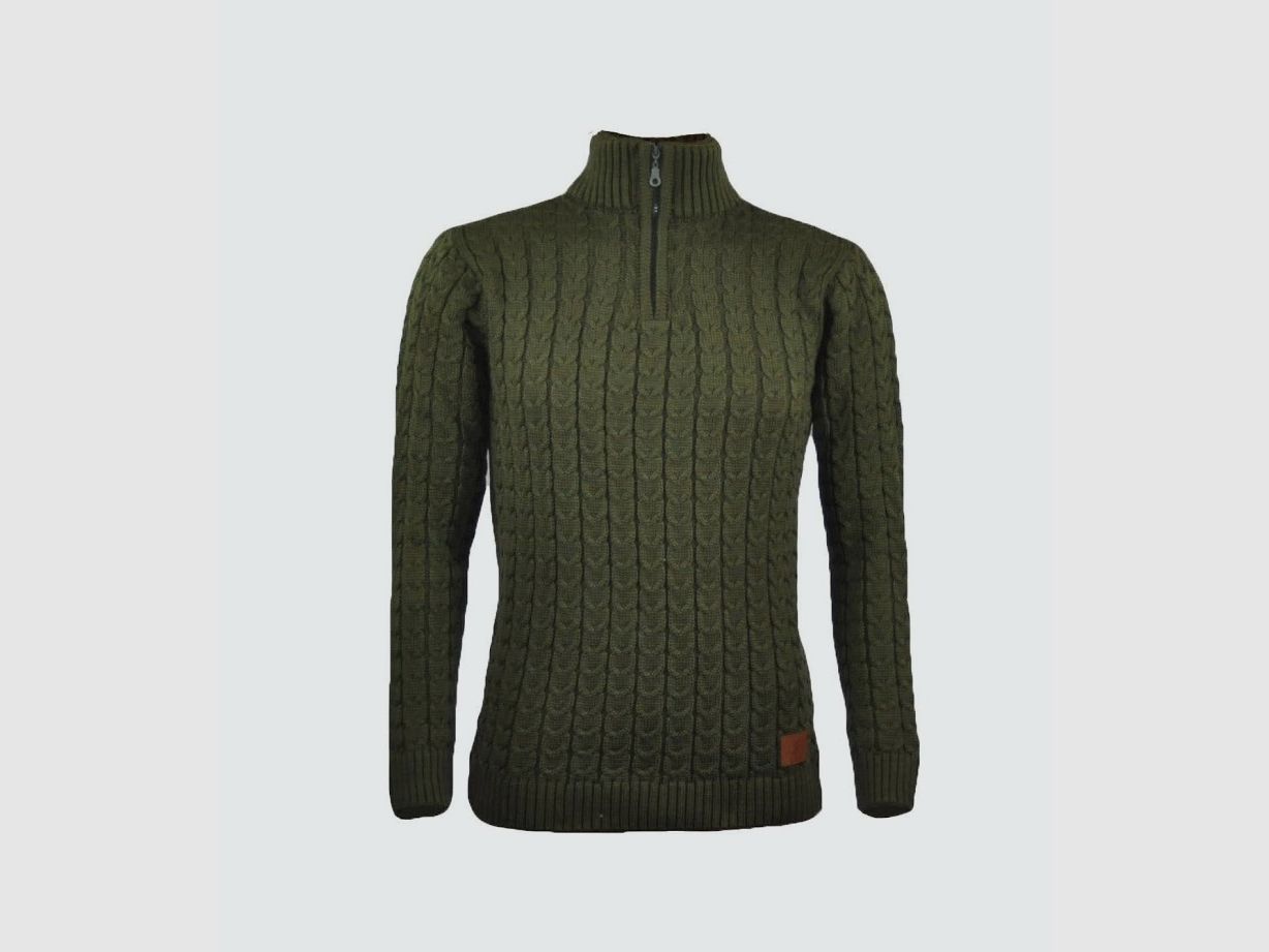 C.I.T. Woodland Zip-Pullover Grün mit Reißverschluss für Damen, Bild 1 von 3