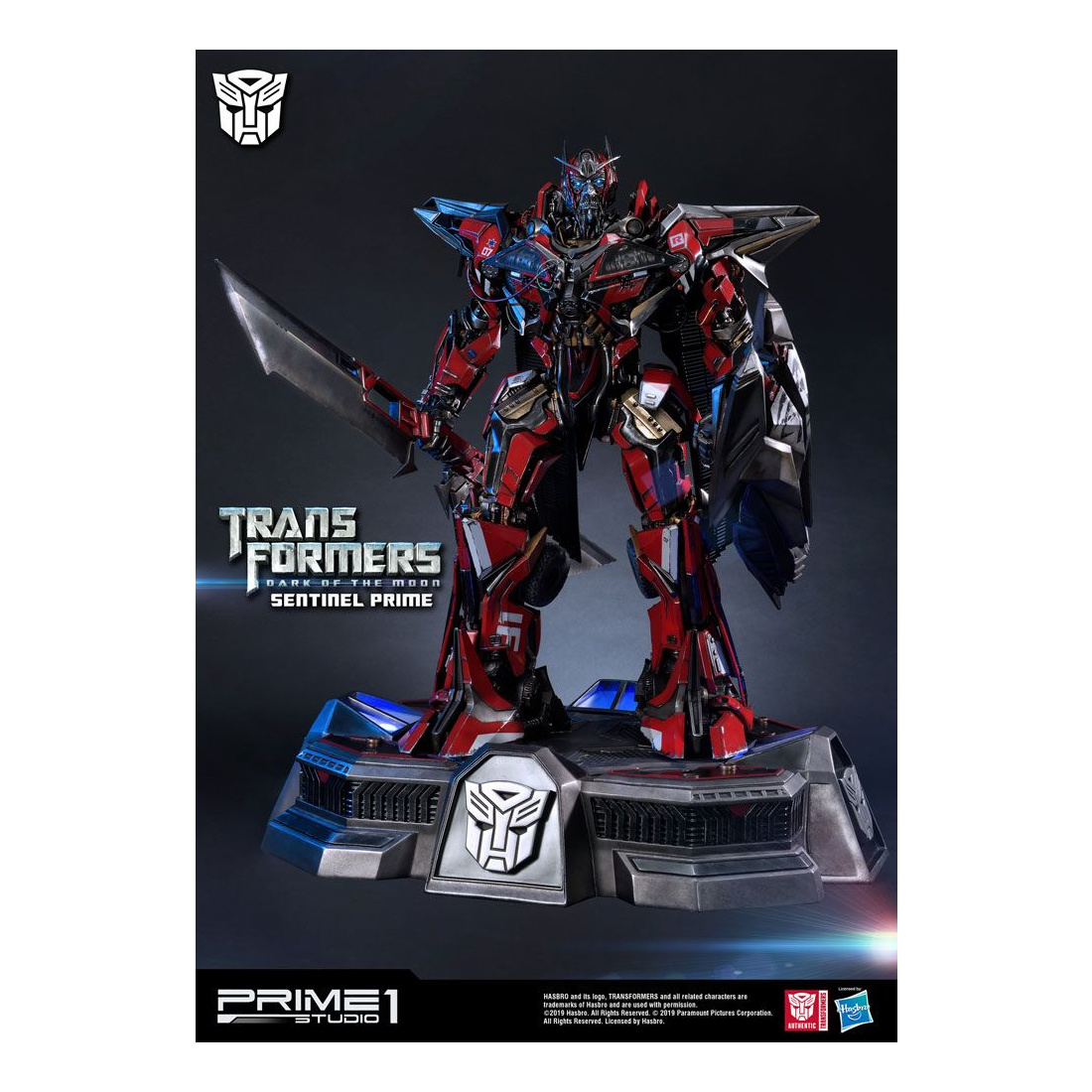Transformers 3 - Die dunkle Seite des Mondes Statue Sentinel Prime 73 cm | 42988