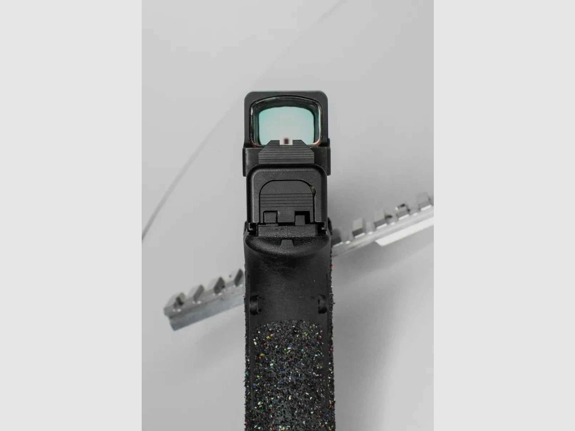 2x IRON SIGHT von ATHENA PRECISION Vollgröße für Glock, Walther PDP (0,3")